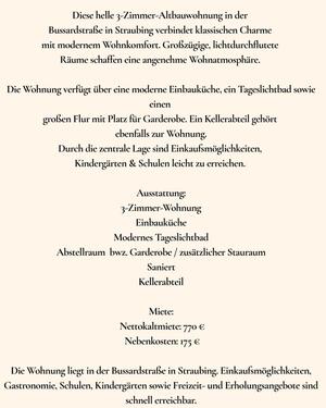 Foto - 3 Zimmer Etagenwohnung in Straubing