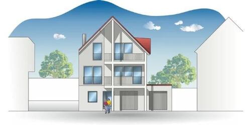 Foto - Angefangener Neubau mit Baugenehmigung