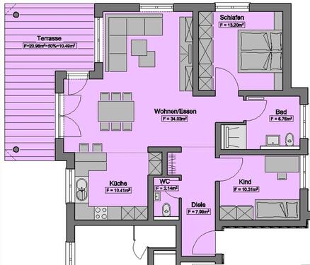 Foto - Etagenwohnung in Horb am Neckar zur Miete