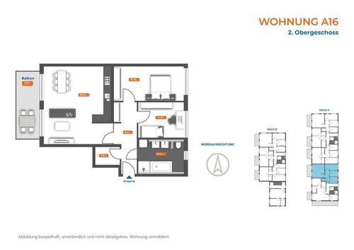 Foto - 3 Zimmer Etagenwohnung zur Miete in Straubing