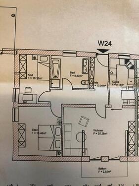 Foto - 3 Zimmer Dachgeschoßwohnung in Leiblfing