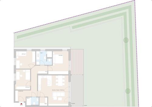 Foto - 4 Zimmer Erdgeschoßwohnung zum Kaufen in Obrigheim (Pfalz)