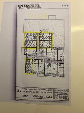 Foto - 1 Zimmer Etagenwohnung zur Miete in Homburg