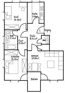 Foto - 3-Zimmer-Wohnung am Großen Garten Dresden –renoviert– frei ab Mai
