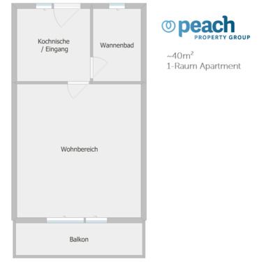 Foto - ~ Apartment in urbaner Lage mit Balkon und Dusche ~