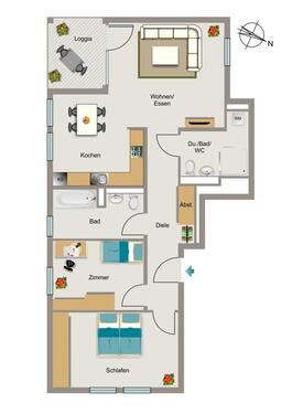 Foto - 3 Zimmer Etagenwohnung zur Miete in Essen