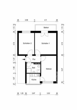 Foto - 3 Zimmer Etagenwohnung zur Miete in Magdeburg