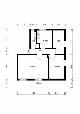 Foto - 3 Zimmer Etagenwohnung zur Miete in Magdeburg