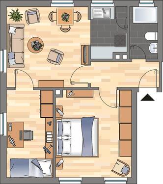 Foto - Etagenwohnung zur Miete in Wilhelmshaven