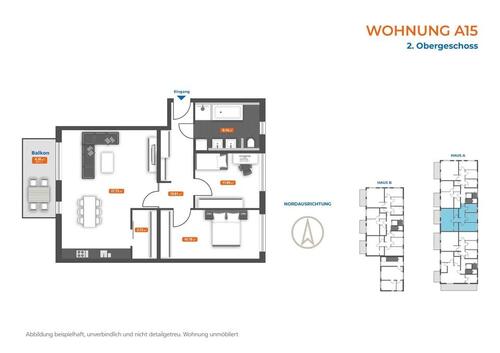 Foto - 3 Zimmer Etagenwohnung zur Miete in Straubing