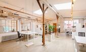 Foto - Offener Loft-Arbeitsplatz: modern, hell, hundefreundlich & entspannt