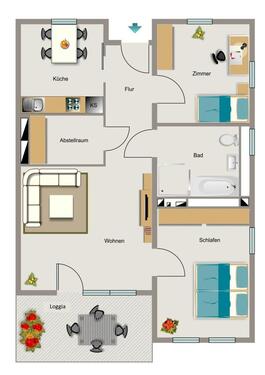 Foto - 3.5 Zimmer Etagenwohnung zur Miete in Dortmund