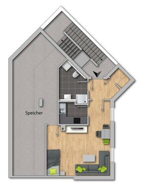 Foto - Viechtach, schöne DG Wohnung zu vermieten