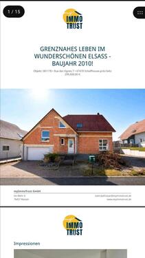 Foto - Einfamilienhaus im Elsass - 299.000,00&nbsp;EUR Kaufpreis, ca.&nbsp; 130,00&nbsp;m&sup2;