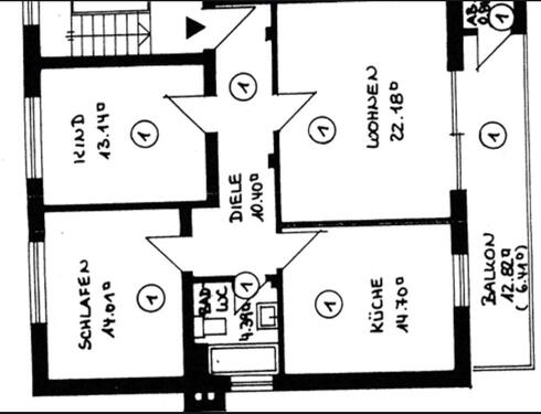 Foto - Helle 3½-Zimmer-Wohnung mit Südbalkon in Bad Laasphe-Banfe