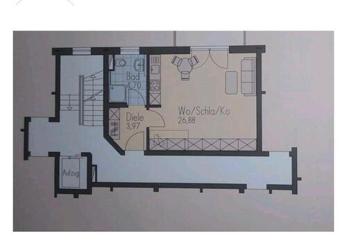 Foto - 1 Zimmer Terrassenwohnung zur Miete in Ingolstadt