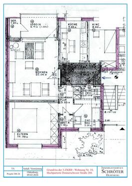 Foto - 3 Zimmer Hochparterre zur Miete in Oldenburg