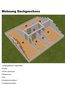 Foto - 3 Zimmer Wohnung Heiden - 800,00 EUR Kaltmiete, ca.  75,00 m²