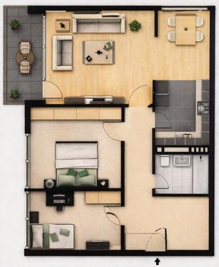 Foto - 3,5 Zimmer Wohnung ab 1.8.2026 Wyhlen