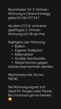 Foto - Nachmieter - 980,00&nbsp;EUR Kaltmiete, ca.&nbsp; 58,00&nbsp;m&sup2;