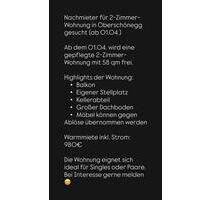 Nachmieter - 980,00&nbsp;EUR Kaltmiete, ca.&nbsp; 58,00&nbsp;m&sup2; in Oberschönegg (PLZ: 87770)