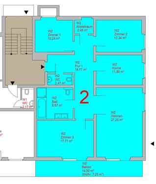 Foto - Hochwertige 4 Zimmer Wohnung (113m²) mit Balkon und Garage Wettri