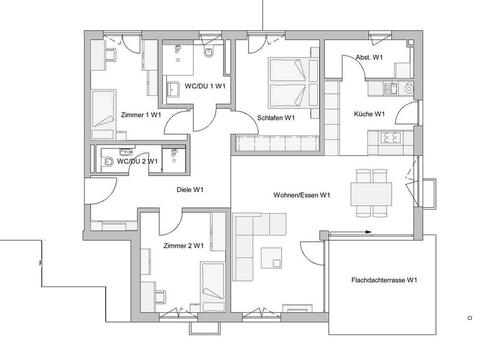 Foto - 4 Zimmer Etagenwohnung in Emmendingen