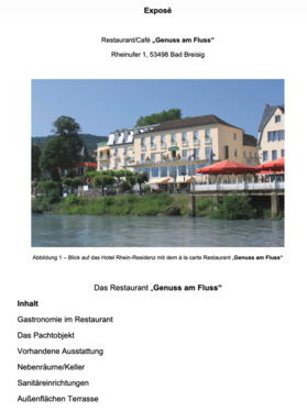 Foto - Restaurant zu verpachten - 500,00&nbsp;EUR Kaltmiete,