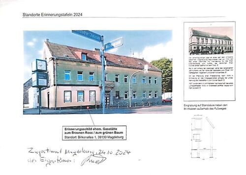 Foto - Magdeburg: Eckhaus m. Baugenehmigung (7 WE) & saniert. Gewerbe