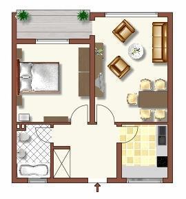 Foto - 2 Zimmer Etagenwohnung zur Miete in Krefeld