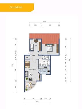 Foto - Helle 3,5-Zimmer Wohnung in Böblingen-Keltenburgstraße