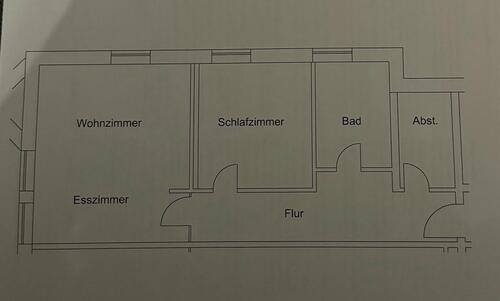 Foto - 2-Zimmer Wohnung im Obenende - 595,00 EUR Kaltmiete,