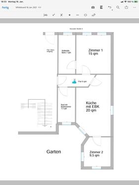 Foto - 2.5 Zimmer Erdgeschoßwohnung zur Miete in Eisenach