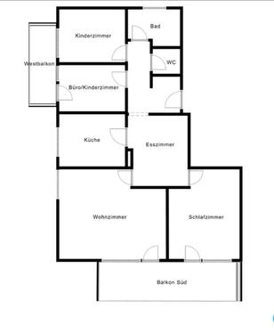 Foto - 98qm 5 Zimmer Wohnung zu vermieten in Bernhausen