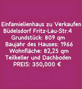 Foto - Haus in Büdelsdorf - 350.000,00&nbsp;EUR Kaufpreis, ca.&nbsp; 85,00&nbsp;m&sup2;