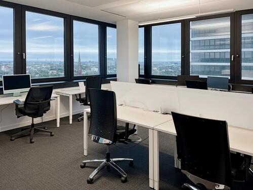 Foto - Coworking-Bereich in Regus Mundsburg Tower
