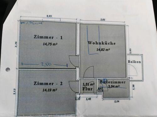 Foto - Etagenwohnung in Neu-Isenburg zur Miete