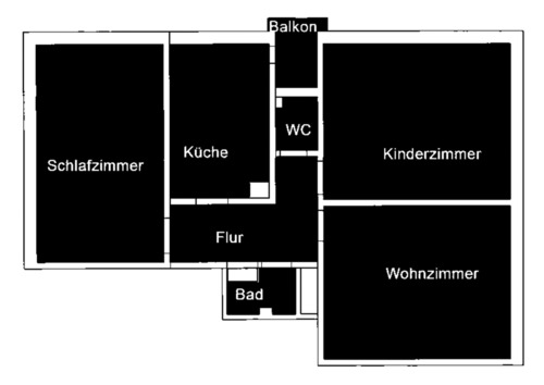 Foto - Helle 3-Zi. DG-Wohnung in HN-Zentrum