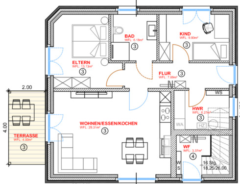 Foto - Etagenwohnung zur Miete in Oldenburg
