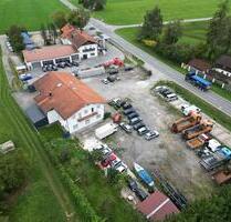 Grundstück inkl. Gebäudekomplex mit Werkstatt und Wohnmöglichkeit - Edling