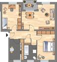 Foto - 3 Zimmer Etagenwohnung zur Miete in Varel