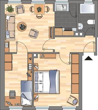 Foto - Etagenwohnung in Wilhelmshaven zur Miete