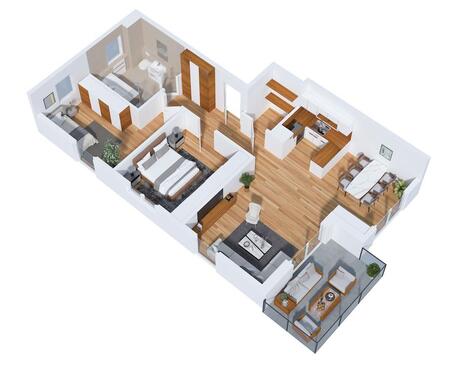 Foto - 3 Zimmer Erdgeschoßwohnung in Maxhütte-Haidhof