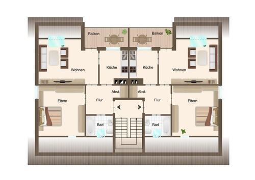Foto - Dachgeschoßwohnung in Lünen zur Miete