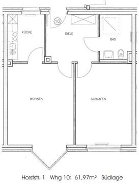 Foto - 2 Zimmer Etagenwohnung in Ochtrup