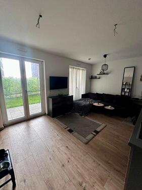 Foto - [Dresden Hafencity] Moderne 1 Zimmer Wohnung mit Terasse+Garten