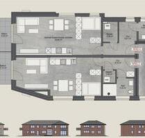 Einraumwohnung (1.OG, mit Balkon) in ruhiger Lage in Epe - Gronau (Westfahlen)