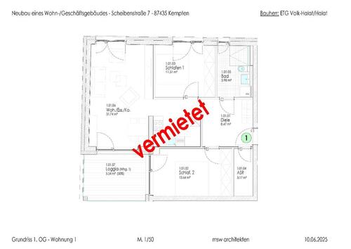 Foto - Etagenwohnung in Kempten (Allgäu)