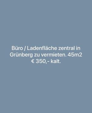 Foto - Büro Ladenfläche Zentrale Lage in Grünberg