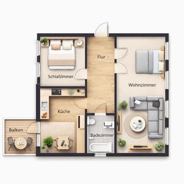 Foto - 3 Zimmer Altbauwohnung im Kurviertel